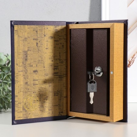 Safe box book "Atlas of the world" embossing 21x13x5 cm-1