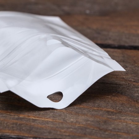 Zip-Lock PP, white, with a continuous window, flat, euro-slopes 7 x 10 cm-2
