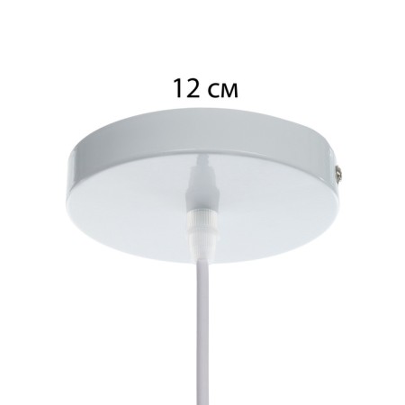 Lamp "Andis" E27 40W white 26x26x19 cm-9