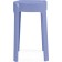 Stool BOVEL Plastic, blue 36x36x45 cm