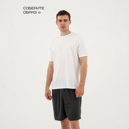 Male T -shirt, basic, size XL (52), white color-7