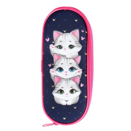 Penal-socket 95 x 205 x 45 mm, soft, textile, calligrata, PMK 27-20 gum on the valve, "cats"-1