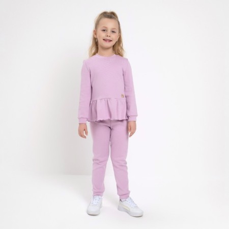 Kids (jumper, trousers) minku, lilac color, height 110 cm