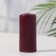Candle - Aromatic "Cherry" cylinder, 4x9 cm, 11 hours, 88 g, burgundy