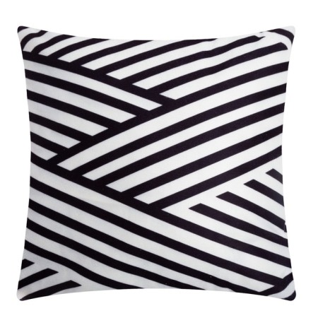 Pillowcase decorative Ethel geometry "stripes" 40x40 cm, velor