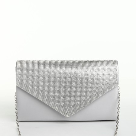 Women's bag on magnet, gray color
