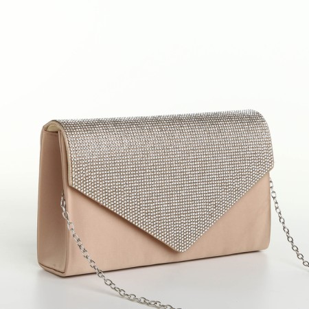 Female bag on a magnet, beige color-2