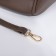 Bag Women's Tout with zipper, brown color