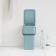 Garbage bucket Brabantia Sort & Go, built -in, mint color, 16 liters
