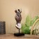 Mask "Zebra" on a stand, Albezia 40 cm