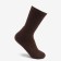 Women's socks from Mongolian wool, chocolate color, size 25 (37-39)