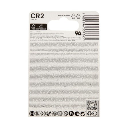 Battery lithium Varta, CR2-1BL, 3V, blister, 1 pc.-1