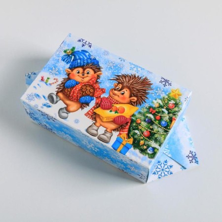The prefabricated box - the context of "Funny New Year!", 14 x 22 x 8 cm, New Year-1