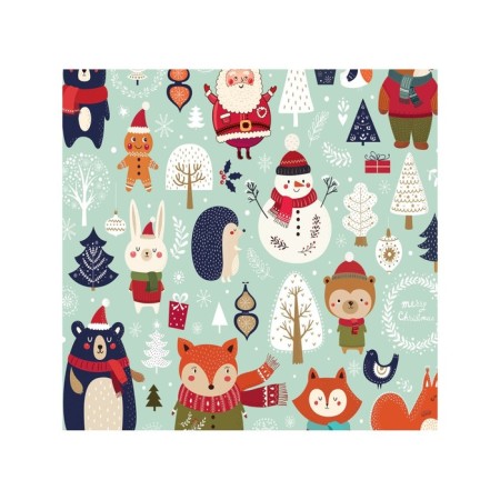 Organizer in a bath on suction cups "New Year's animals", for storing toys and trifles, size 33x39 cm-1