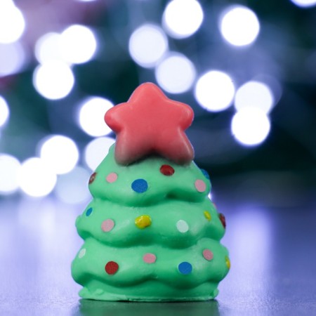 New Year's figure soap "Little Christmas tree" Saladovaya 45gr, 4x4x6cm