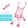 Stroller-path for dolls, plastic frame