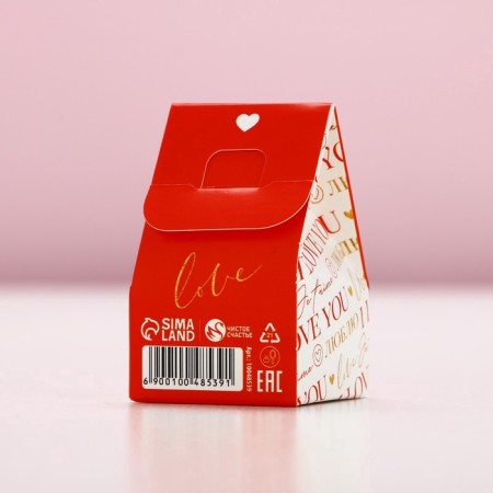 Book for the bath I love you, 40 g, grape aroma, pure happiness-5