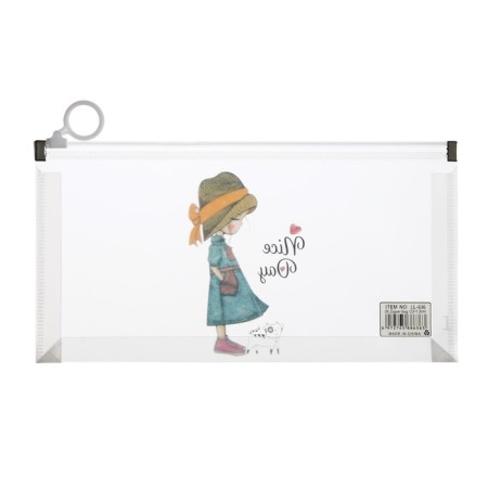 Lightning folder-convert format A6, 180MKR, with a drawing "Little Girl", mix-7