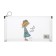 Lightning folder-convert format A6, 180MKR, with a drawing "Little Girl", mix