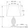 Decorative table lamp Arte Lamp Azalia A4019LT-1CC, E14, 40 W, 25x25x39 cm, chrome