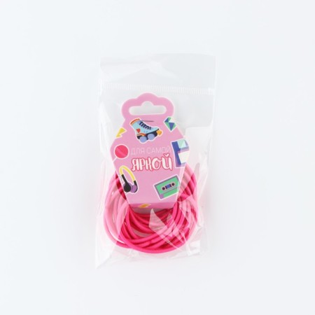 Hair gum “for the brightest” 18 pcs., Diam. 4 cm-5