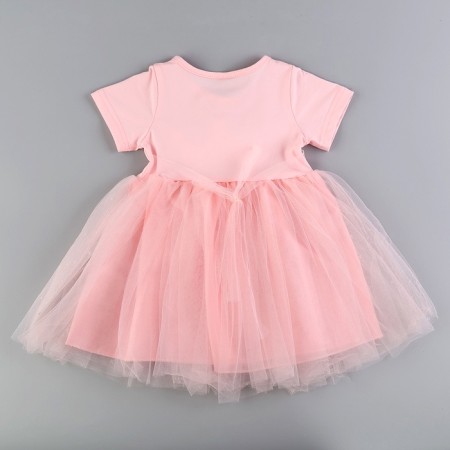Carnival set "Stylish Princess": Rain, Pink dress with a crown, height 98 cm-7