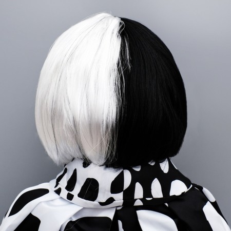 Carnival set "The villain de Wil": cape, wig, gloves-5