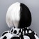 Carnival set "The villain de Wil": cape, wig, gloves