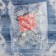 Decoration Christmas tree "Bow Golt" 12x10.5 cm, transparent