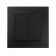 Tot Elegant switch, 10 a, 2 cl., With backlight, hidden, black