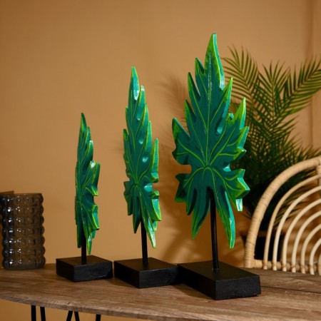 Interior decor "Leaves" Albezia (set 3 pcs) 55.50 and 40 cm-1