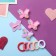 Hair set "Ray" (10 elastic bands, 4 clamps) Butterfly bright, mix