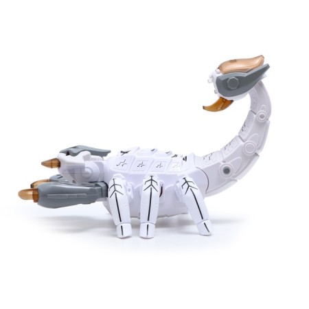 Scorpio "Techno", the effect of smoke, light and sound effects, works from batteries, white color-1