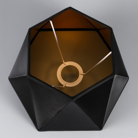 Obachr E27 Black-gold 28x25x19 cm-1