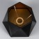 Obachr E27 Black-gold 28x25x19 cm