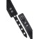 Collar single -layer narrow pecado bdsm, genuine leather, black color