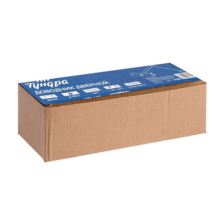 Доводчик дверной ТУНДРА D40BR, до 40 кг, коричневый-1
