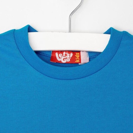 Children's T -shirt, height 158 ​​cm, turquoise color-1
