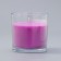 Aromatic giant candle in a glass "Black Cherry", soy wax, 10x10 cm