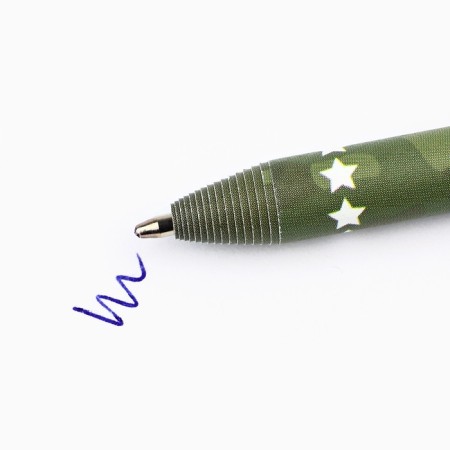 Handle Ball Blue Paste Eco 1.0 mm "for a real hero. February 23 "-1