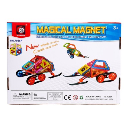 Magnetic designer "Magic Magnet", 56 parts-6