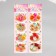 Stick Paper, Plastic "Basles with Flowers" MIX 43x12 cm