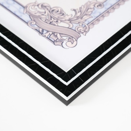 Photo frame Plastic format A4 "Double section" Black 23.8x32.5x1 cm-3