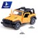 Autograd Metal Metal "Jeep", 1:36, inertia, doors open, Orange color