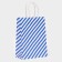 Crafts package, Blue Lines, 21 x 15 x 8 cm
