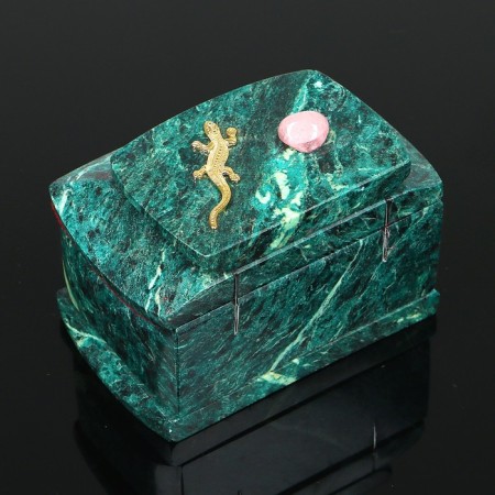Casket "Lizard" 12.5x8x8.5 cm, coil-4