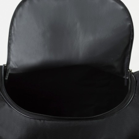 Road bag, 3 parts on lightning, external pocket, long belt, black/red color-3