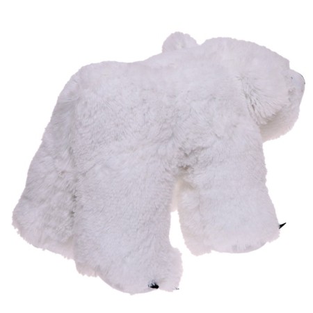 Soft toy "Bear", white color, 30 cm-3