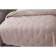 A set with a covering “Erica”, size 160x220 cm, 50x70 cm, color ash rose