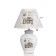 Lamp table ceramics "Roman Empire" E14 220V 39x25x25 cm Risalux